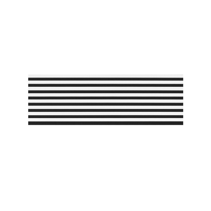 Wooden wall panel 2700 x 400mm (Black - White)
